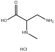 3-AMino-N-Methylalanine Monohydrochloride 结构式