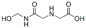 Glycine, N-[2-(hydroxymethylamino)-2-oxoethyl]- (9CI) 结构式