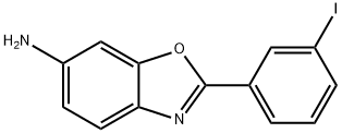 2-(3-iodophenyl)-1,3-benzoxazol-6-amine 结构式