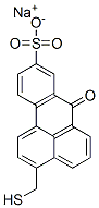 3-(Mercaptomethyl)-7-oxo-7H-benz(de)anthracene-9-sulfonic acid sodium  salt 结构式