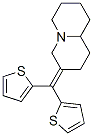 3-[二(2-噻吩基)亚甲基]八氢-2H-喹嗪 结构式