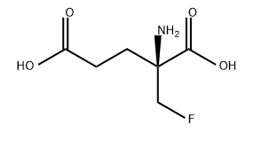 alpha-(fluoromethyl)glutamic acid 结构式