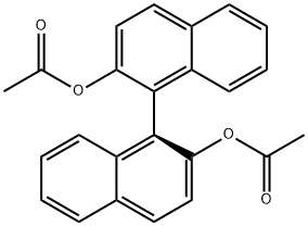 (S)-(+)-联萘酚二乙酸酯 结构式