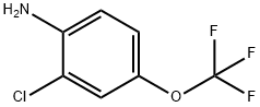 2-氯-4-三氟甲氧基苯胺, 69695-61-0, 结构式
