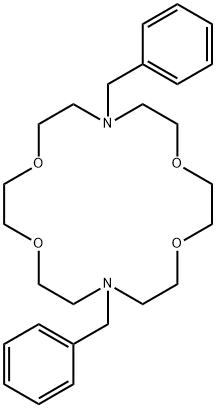 N,N'-二苄基-4,13-二氮杂-18-冠-6-醚 结构式