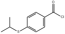 Benzoyl chloride, 4-[(1-methylethyl)thio]- (9CI) 结构式