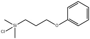 3-苯氧基丙基二甲基氯化硅烷 结构式
