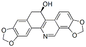 (R)-6,7-Dihydro[1,3]benzodioxolo[5,6-c]-1,3-dioxolo[4,5-i]phenanthridin-6-ol 结构式