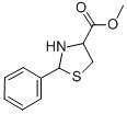 2-PHENYLTHIAZOLIDINE-4-CARBOXYLIC ACID METHYL ESTER 结构式