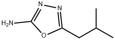 5-异丁基-1,3,4-恶二唑-2-胺 结构式