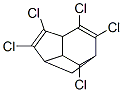 2,3,4,5,7-Pentachloro-3a,6,7,7a-tetrahydro-1,6-methano-1H-indene 结构式