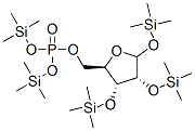1-O,2-O,3-O-Tris(trimethylsilyl)-D-ribofuranose 5-phosphoric acid bis(trimethylsilyl) ester 结构式