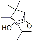 3-Hydroxy-4,7,7-trimethyl-3-isopropylbicyclo[2.2.1]heptan-2-one 结构式