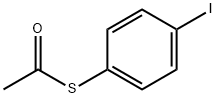 1-乙酰巯基-4-碘苯 结构式