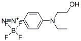 4-[ethyl(2-hydroxyethyl)amino]benzenediazonium tetrafluoroborate 结构式