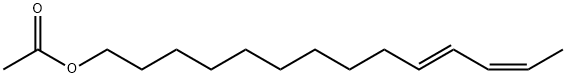 (10E,12Z)-10,12-Tetradecadien-1-ol acetate 结构式