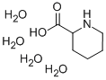 DL-PIPECOLINIC ACID TETRAHYDRATE 结构式
