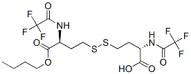 (2S,2'S)-4,4'-Dithiobis[2-(trifluoroacetyl)aminobutyric acid butyl] ester 结构式