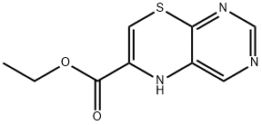 5H-嘧啶并[4,5-B][1,4]噻嗪-6-甲酸乙酯 结构式