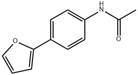 N-(4-(呋喃-2-基)苯基)乙酰胺 结构式