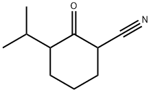 Cyclohexanecarbonitrile, 3-(1-methylethyl)-2-oxo- (9CI) 结构式