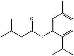 5-methyl-2-(isopropyl)phenyl isovalerate 结构式