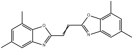 2,2'-(1,2-Ethenediyl)bis[5,7-dimethylbenzoxazole] 结构式