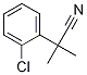 2-(2-chlorophenyl)-2-Methylpropanenitrile Structure