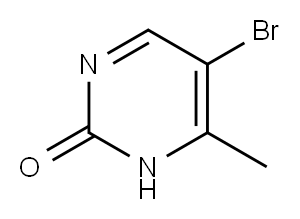 5-溴-2-羟基-4-甲基嘧啶 结构式