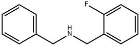 N-苄基-2-氟苄基胺 结构式