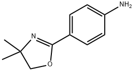 4-(4,4-二甲基-4,5-二氢噁唑-2-基)苯胺 结构式