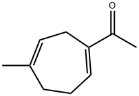 Ethanone, 1-(5-methyl-1,5-cycloheptadien-1-yl)- (9CI) 结构式