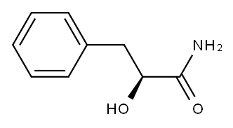 (S)-2-hydroxy-3-phenylpropanamide 结构式
