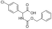 N-CBZ-S-4-氯苯甘氨酸 结构式