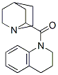 1-azabicyclo[2.2.2]oct-7-yl-(3,4-dihydro-2H-quinolin-1-yl)methanone 结构式