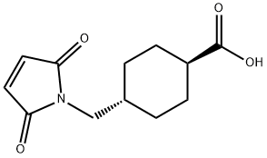 反式-4-(马来酰亚胺甲基)环己烷羧酸, 69907-67-1, 结构式