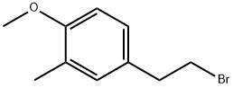 4-(2-溴乙基)-1-甲氧基-2-甲基苯 结构式