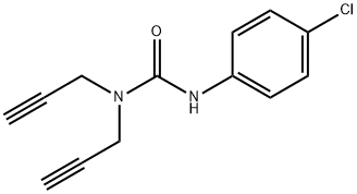 1-(p-Chlorophenyl)-3,3-di(2-propynyl)urea Structure