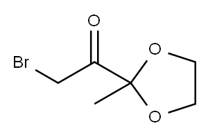Ethanone, 2-bromo-1-(2-methyl-1,3-dioxolan-2-yl)- (9CI)|