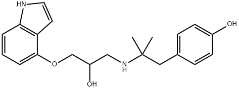hydroxybenzylpindolol 结构式