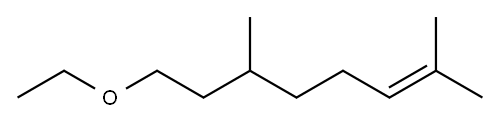 8-乙氧基-2,6-二甲基-2-辛烯 结构式