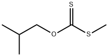 S-methyl O-(2-methylpropyl) dithiocarbonate 结构式