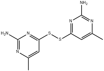4,4'-双(2-氨基-6-甲基嘧啶基)硫醚 结构式