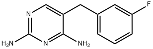2,4-Diamino-5-(3-fluorobenzyl)pyrimidine 结构式