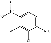 BENZENAMINE, 2,3-DICHLORO-4-NITRO- Struktur