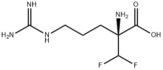 alpha-(difluoromethyl)arginine 结构式