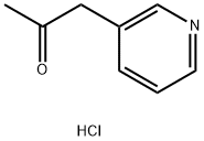 1-(3-吡啶基)-2-丙酮盐酸盐 结构式