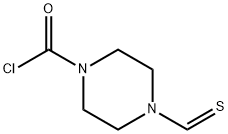 1-Piperazinecarbonylchloride,4-(thioxomethyl)-(9CI) 结构式