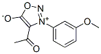 4-Acetyl-3-(3-methoxyphenyl)sydnone 结构式