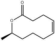 (Z)-9-Hydroxy-4-decenoic acid lactone 结构式